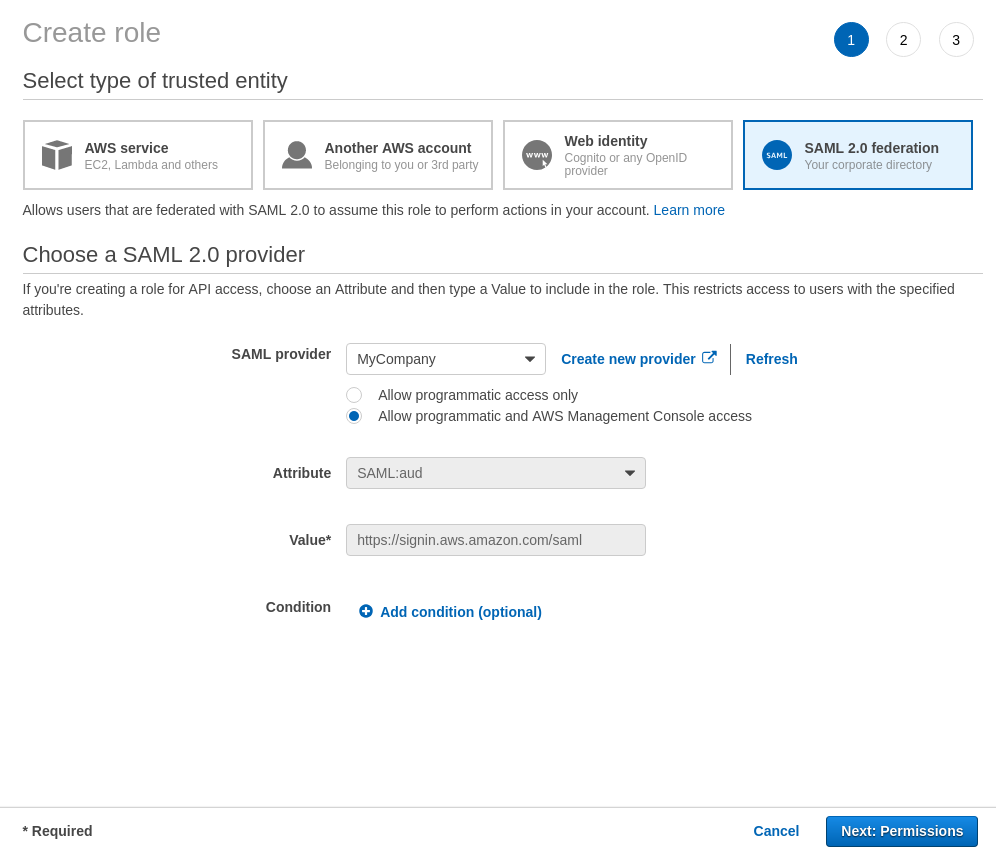 configure provider