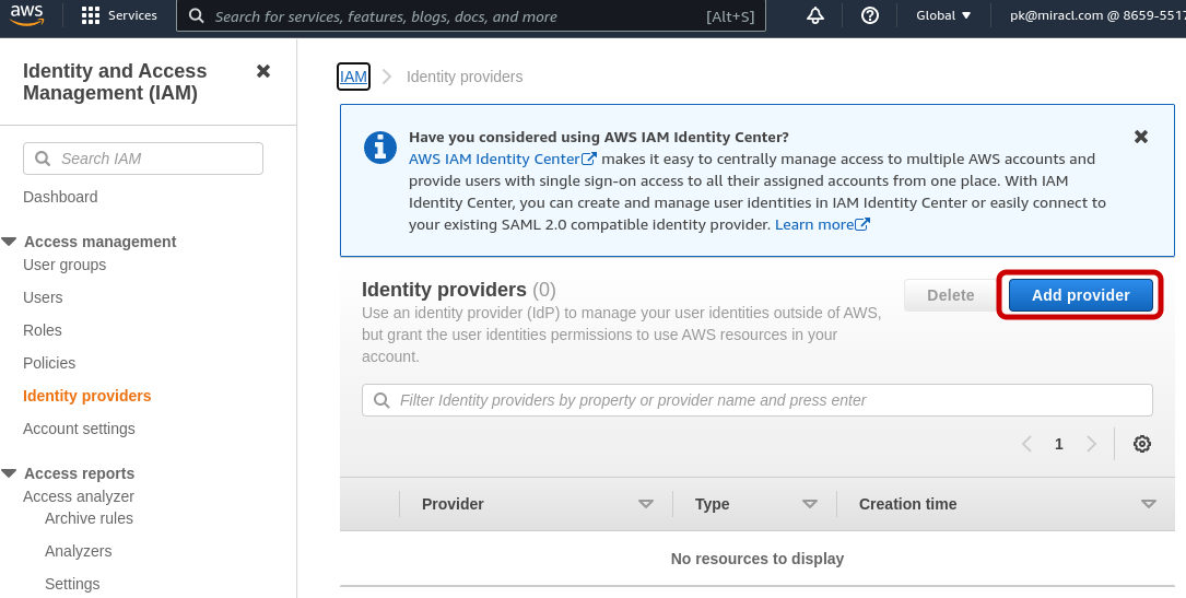 Create Provider