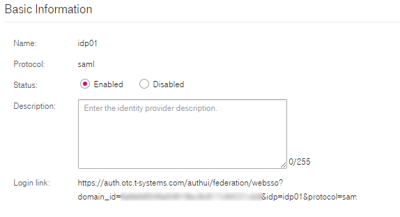 New Identity Provider