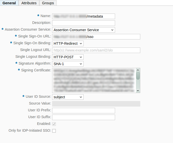 Trusted Identity
Provider