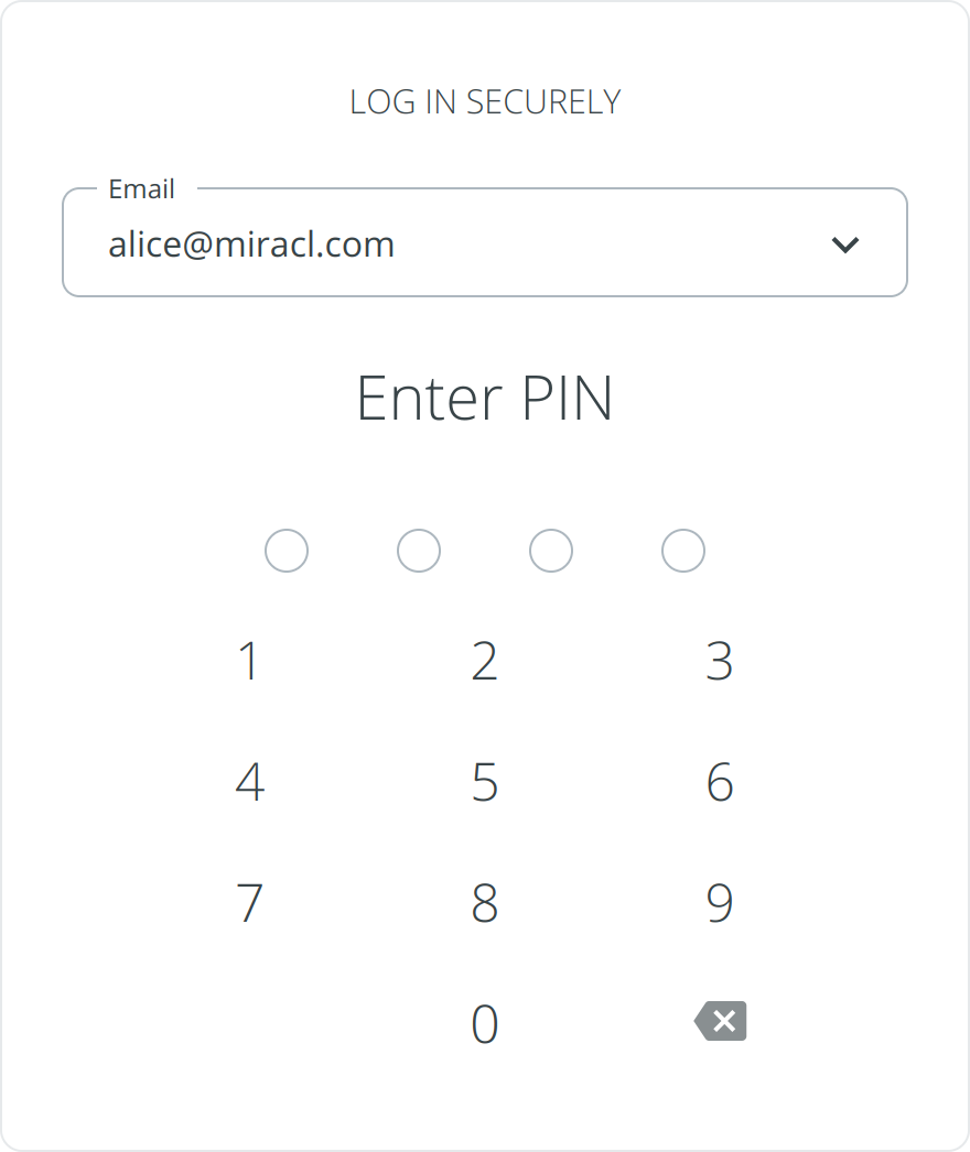 PIN pad